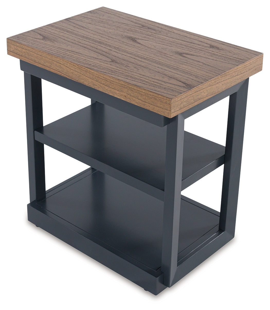 Landocken Brown/Blue Table by ASHLEY FURNITURE at Eve Furniture