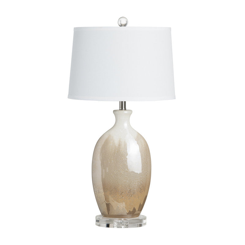 Lane Amber/Cream Table Lamp (Set of 2) by Crestview at Eve Furniture