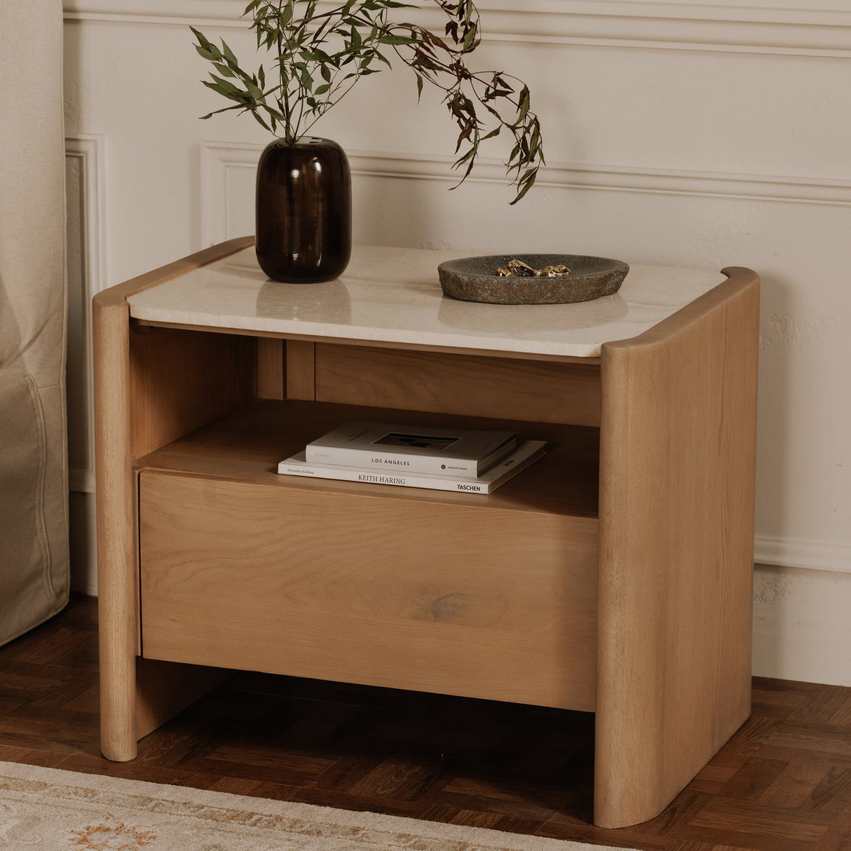 Lane Natural Nightstand by MOES at Eve Furniture