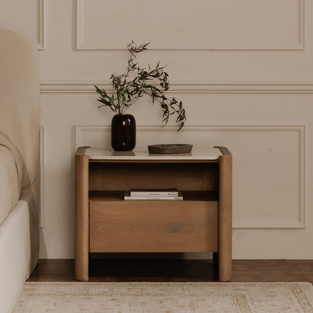Lane Natural Nightstand by Moe's Home at Eve Furniture