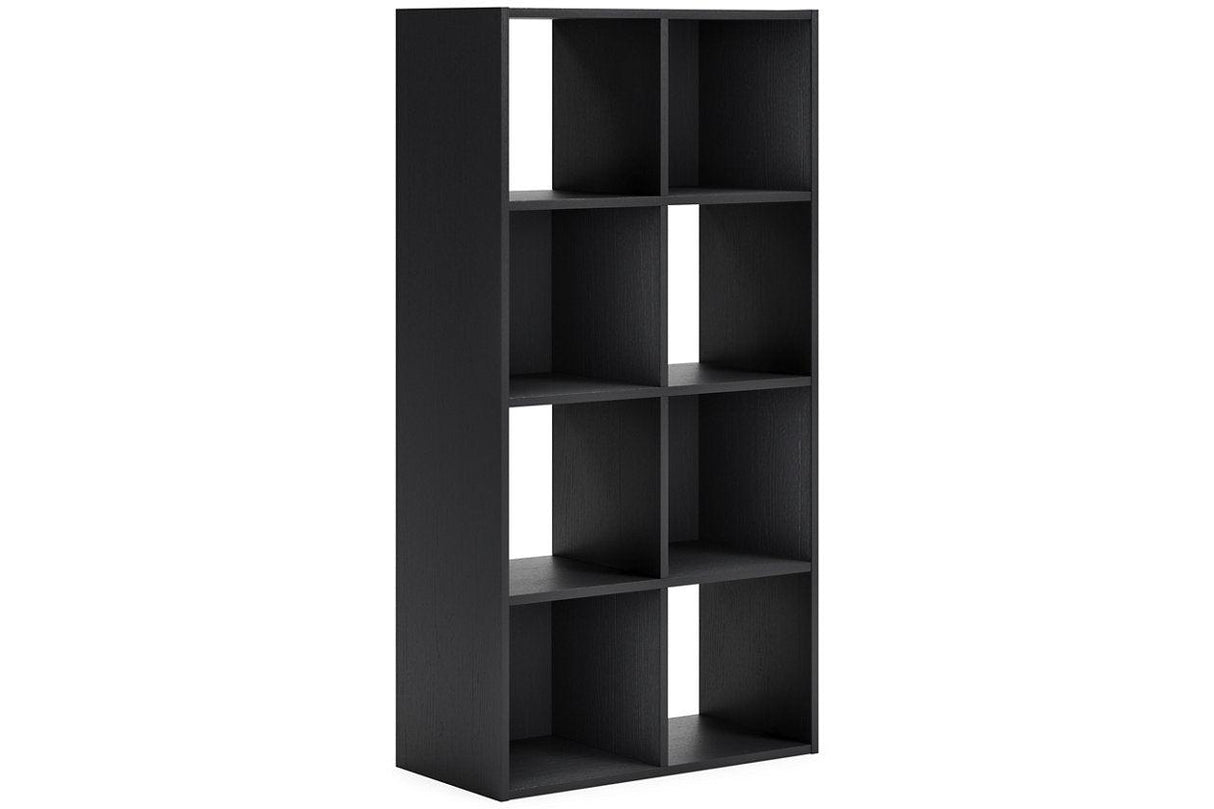 Langdrew Black Eight Cube Organizer by Ashley at Eve Furniture
