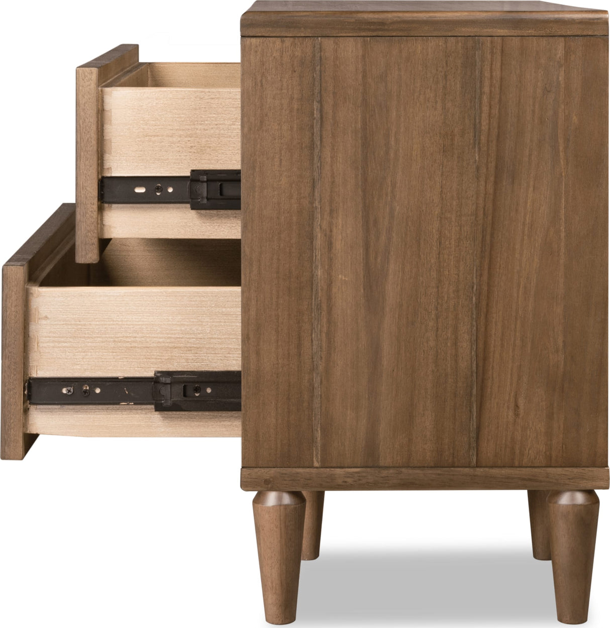 Langley Autumn Forest Two Drawer Nightstand w/CM by Modus Furniture at Eve Furniture
