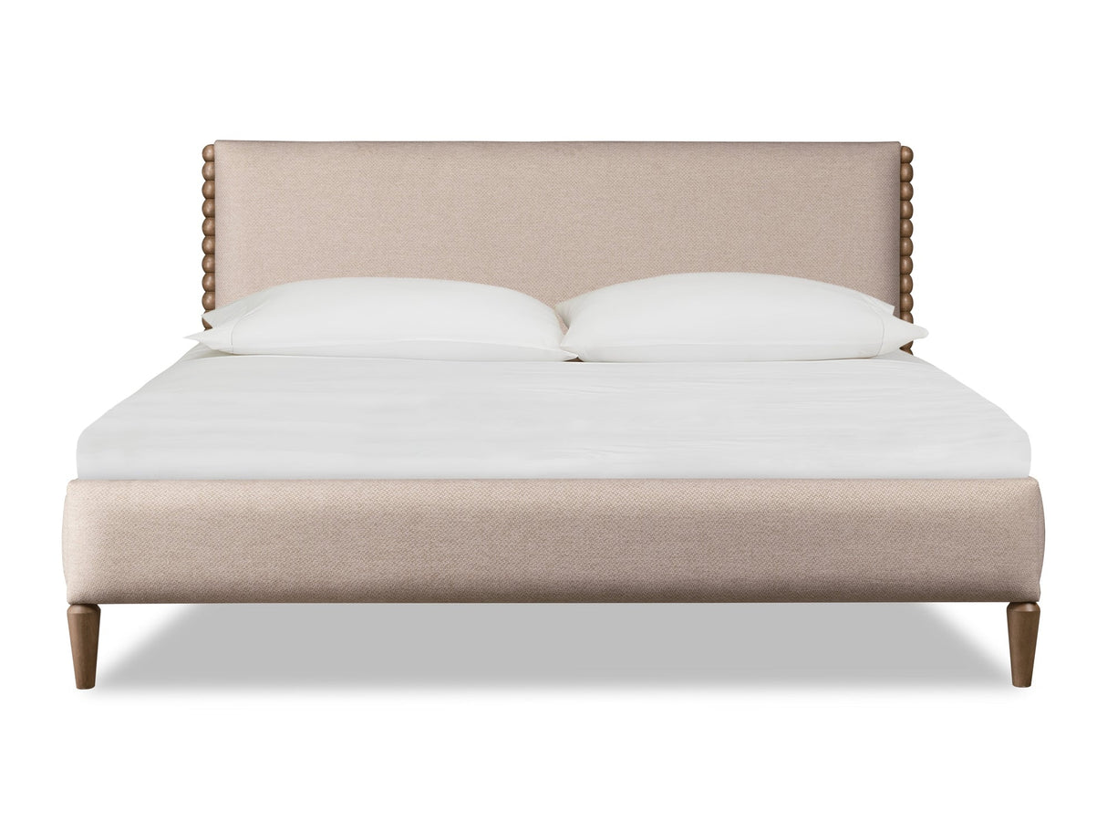 Langley Honey Wheat/Autumn Forest Upholstered California King Bed by Modus Furniture at Eve Furniture