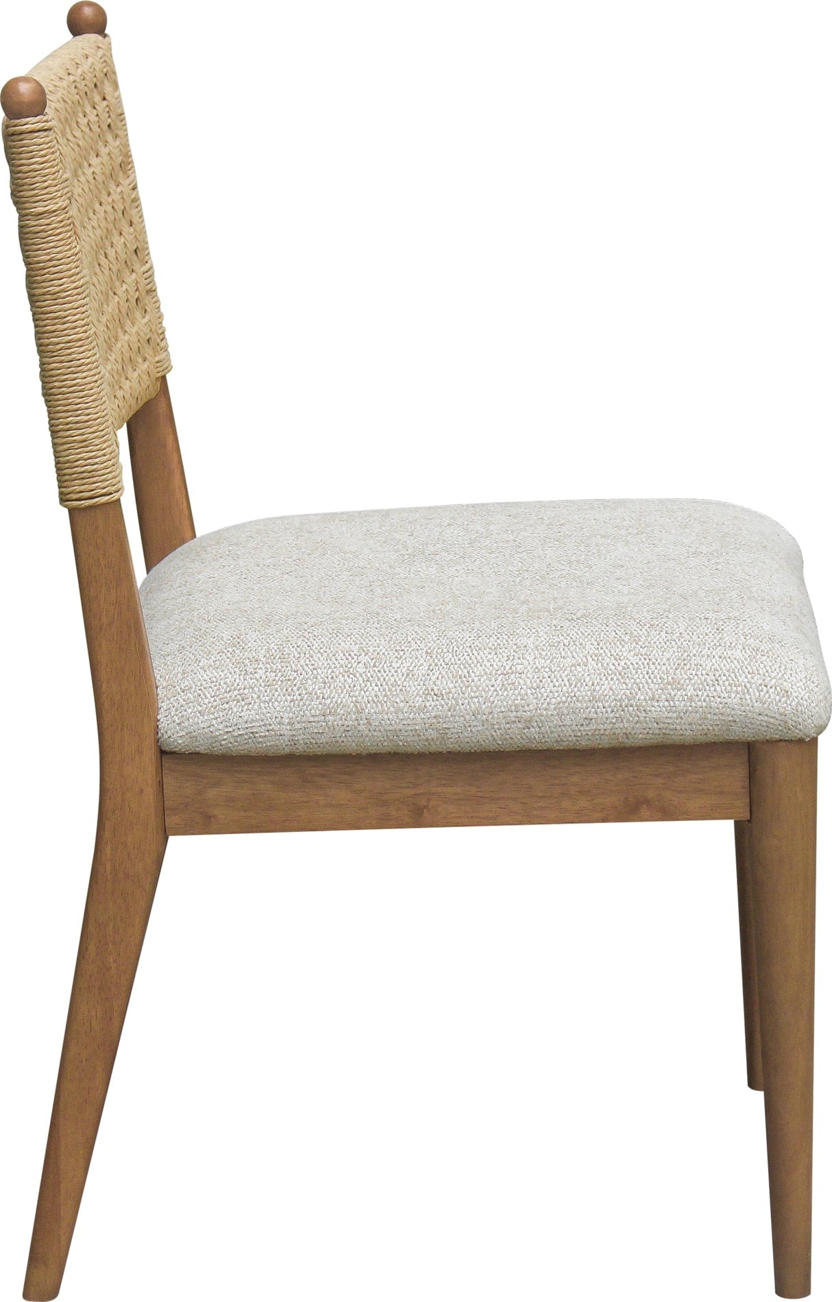 Langley Snow White/Cabin Glow Woven Back Chair (Set of 2) by Modus Furniture at Eve Furniture