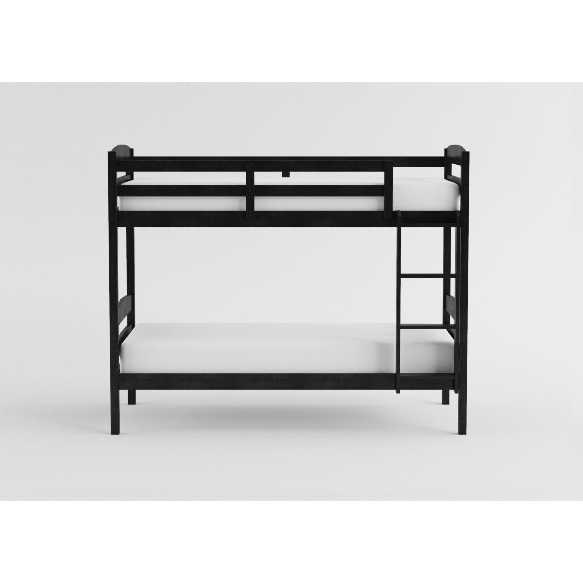 Lani White Twin/Twin Bunk Bed by Homelegance at Eve Furniture