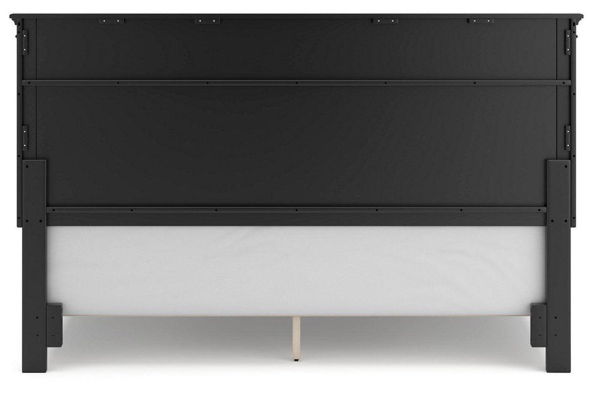 Lanolee Black California King Panel Bed by Ashley at Eve Furniture