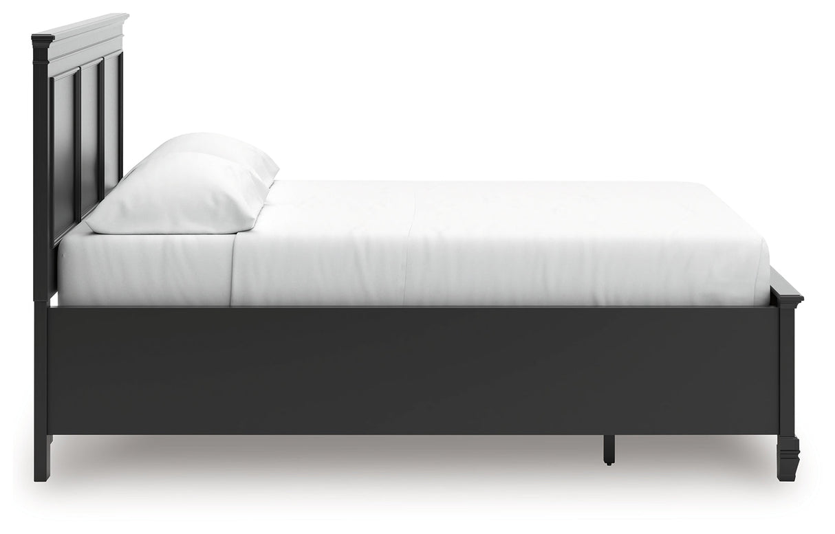 Lanolee Black California King Panel Storage Bed by Ashley at Eve Furniture