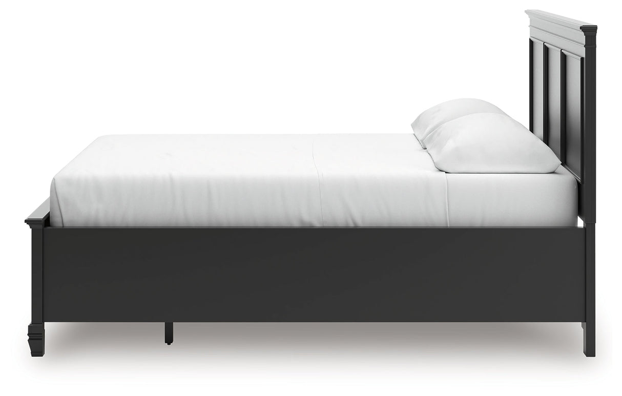 Lanolee Black California King Panel Storage Bed by Ashley at Eve Furniture