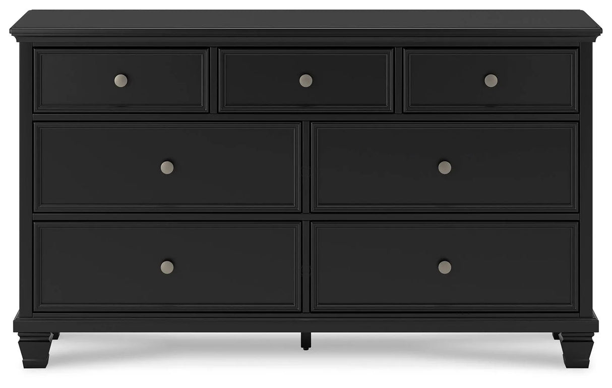 Lanolee Black Dresser by Ashley at Eve Furniture