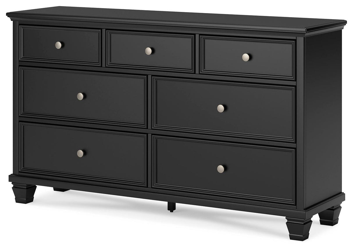 Lanolee Black Dresser by Ashley at Eve Furniture