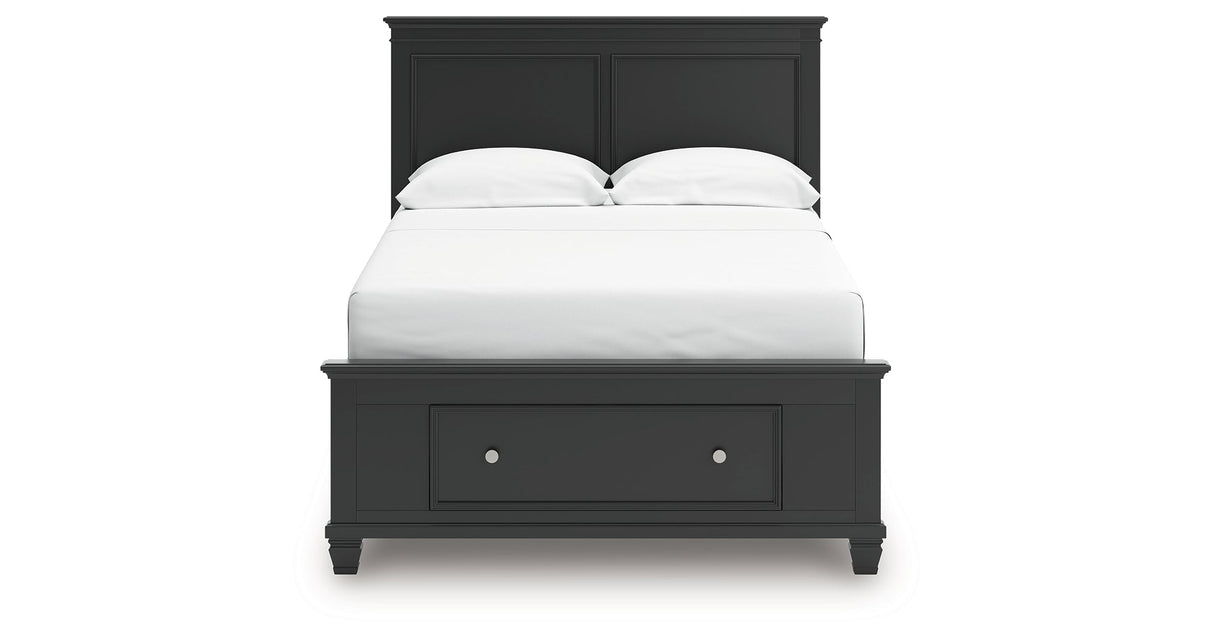 Lanolee Black Full Panel Storage Bed by Ashley at Eve Furniture