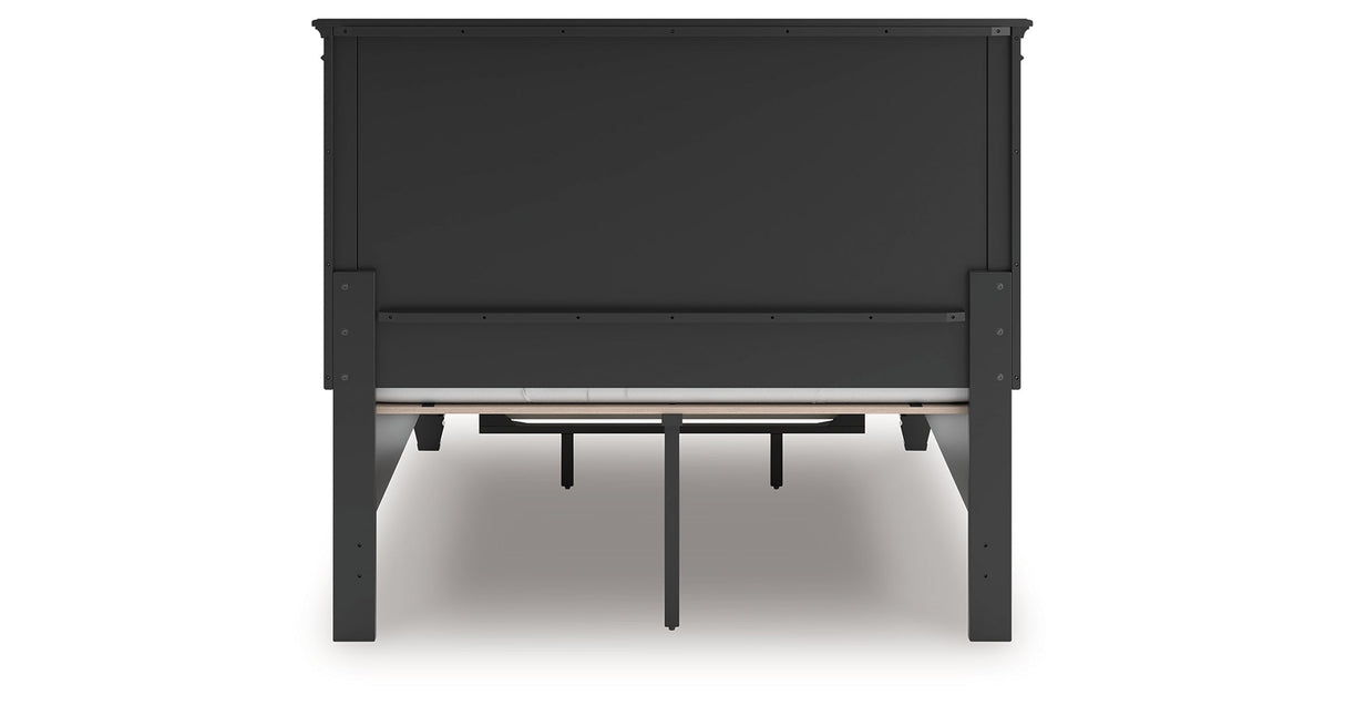 Lanolee Black Full Panel Storage Bed by Ashley at Eve Furniture