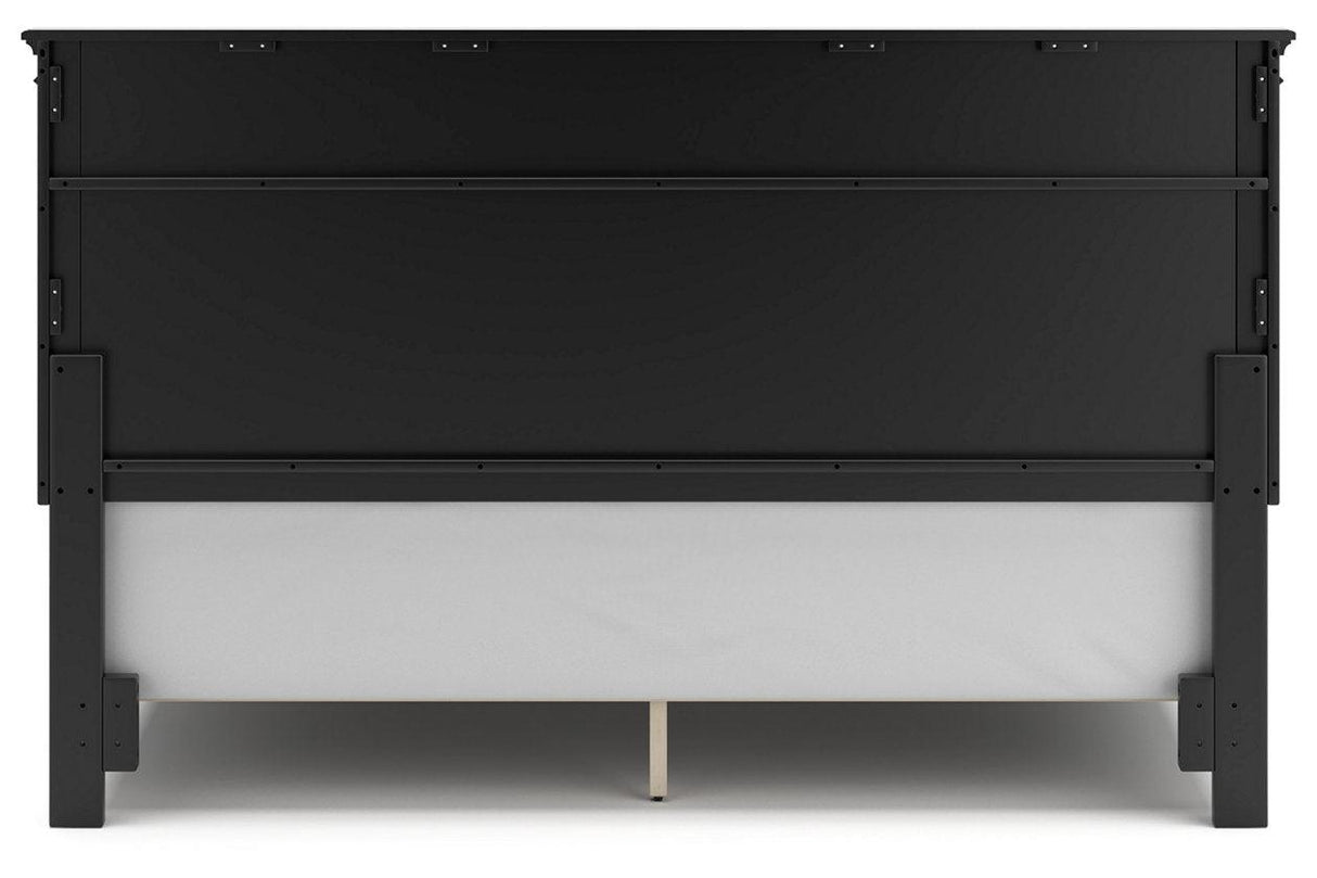Lanolee Black King Panel Bed by Ashley at Eve Furniture