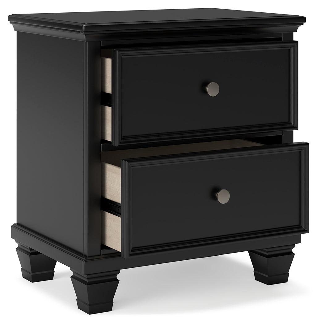 Lanolee Black Nightstand by Ashley at Eve Furniture