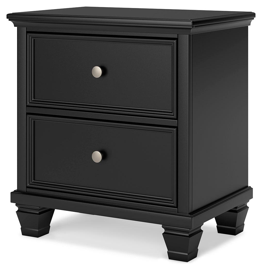 Lanolee Black Nightstand by Ashley at Eve Furniture