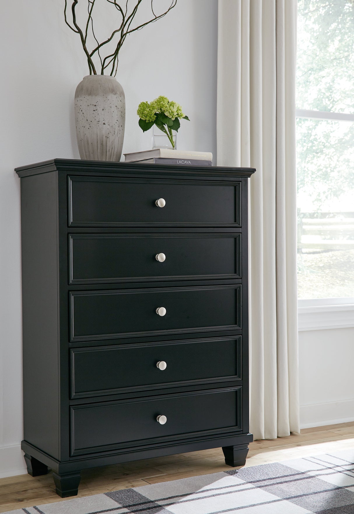 Lanolee Black Panel Bedroom Set by Ashley at Eve Furniture