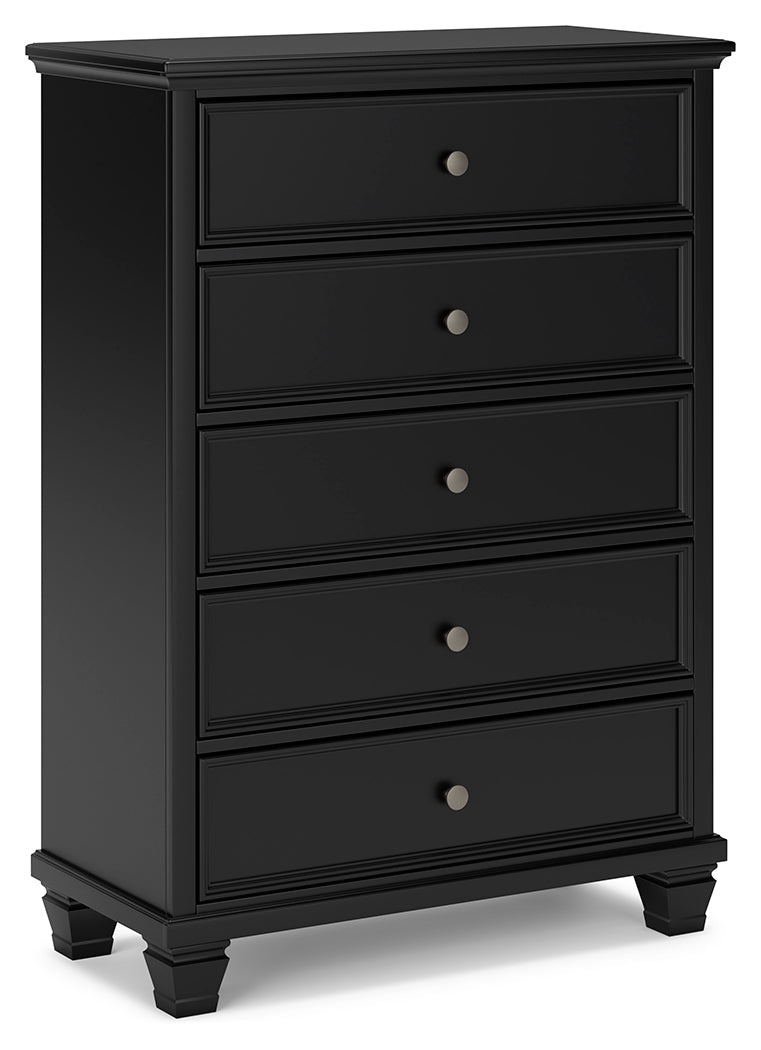 Lanolee Black Panel Bedroom Set by Ashley at Eve Furniture