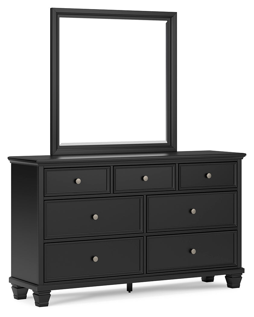 Lanolee Black Panel Bedroom Set by Ashley at Eve Furniture