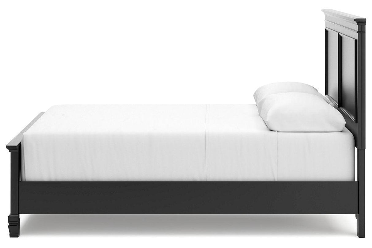 Lanolee Black Queen Panel Bed by Ashley at Eve Furniture