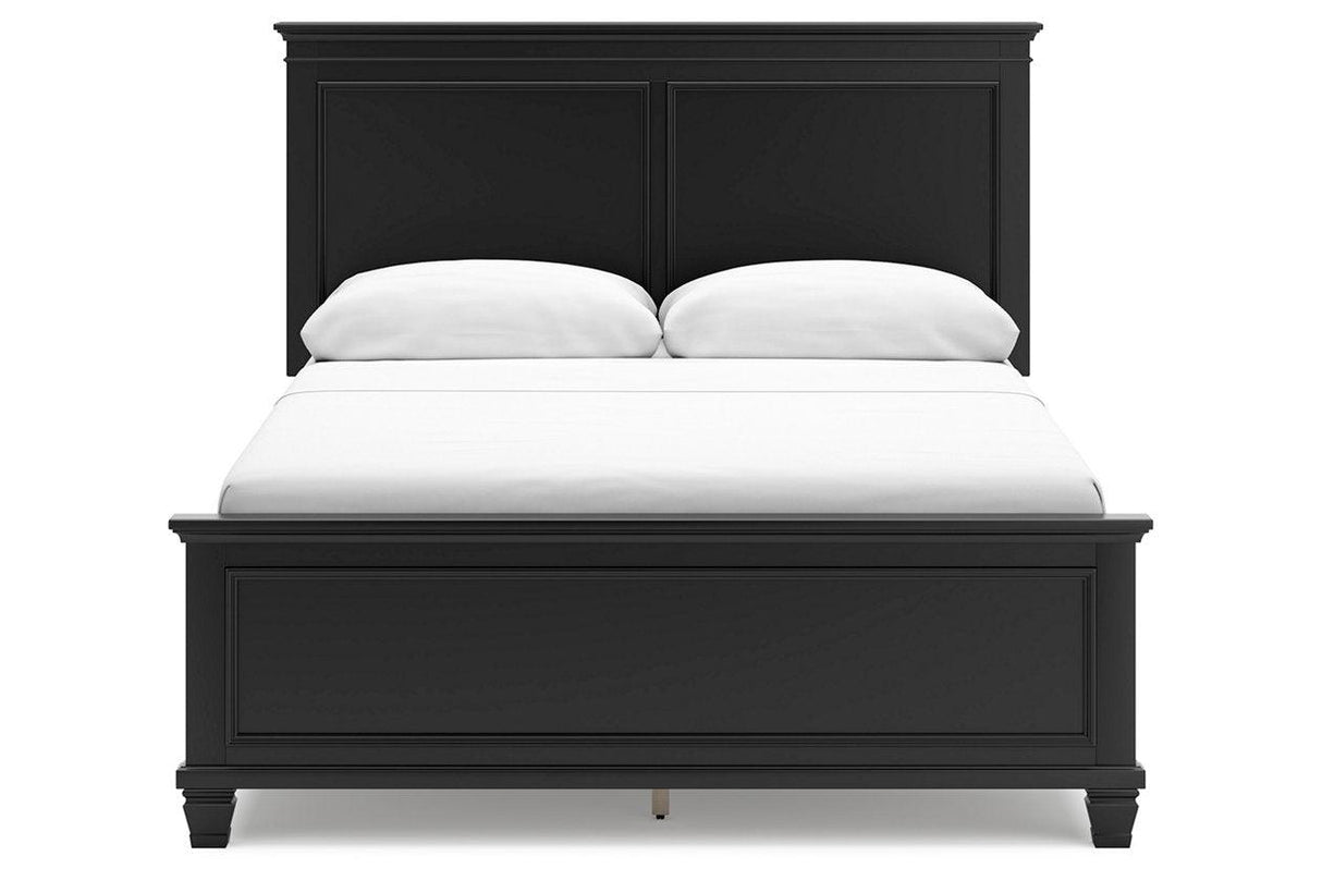 Lanolee Black Queen Panel Bed by Ashley at Eve Furniture