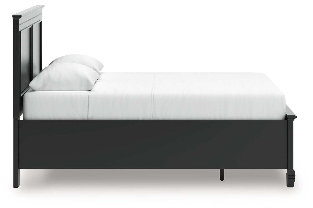 Lanolee Black Queen Panel Storage Bed by Ashley at Eve Furniture