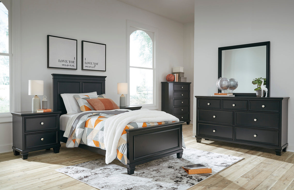 Lanolee Black Youth Panel Bedroom Set by Ashley at Eve Furniture