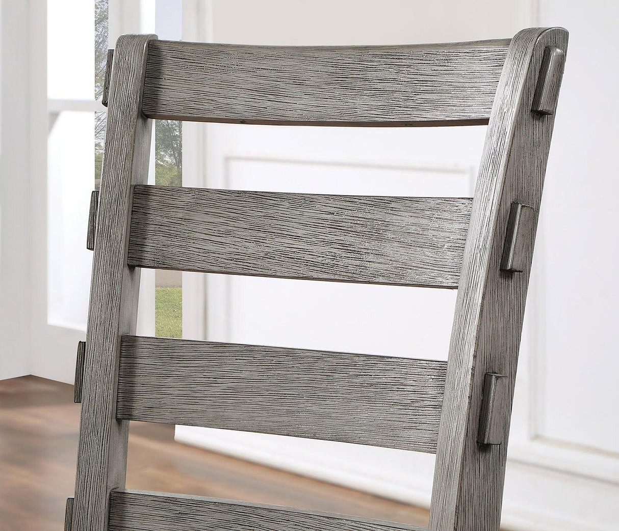 Laquila Gray Side Chair, Set of 2 by Furniture of America at Eve Furniture