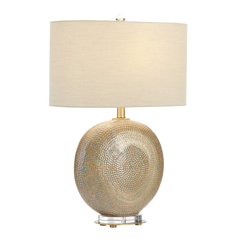 Laramie Brown/Gold Table Lamp by Crestview at Eve Furniture