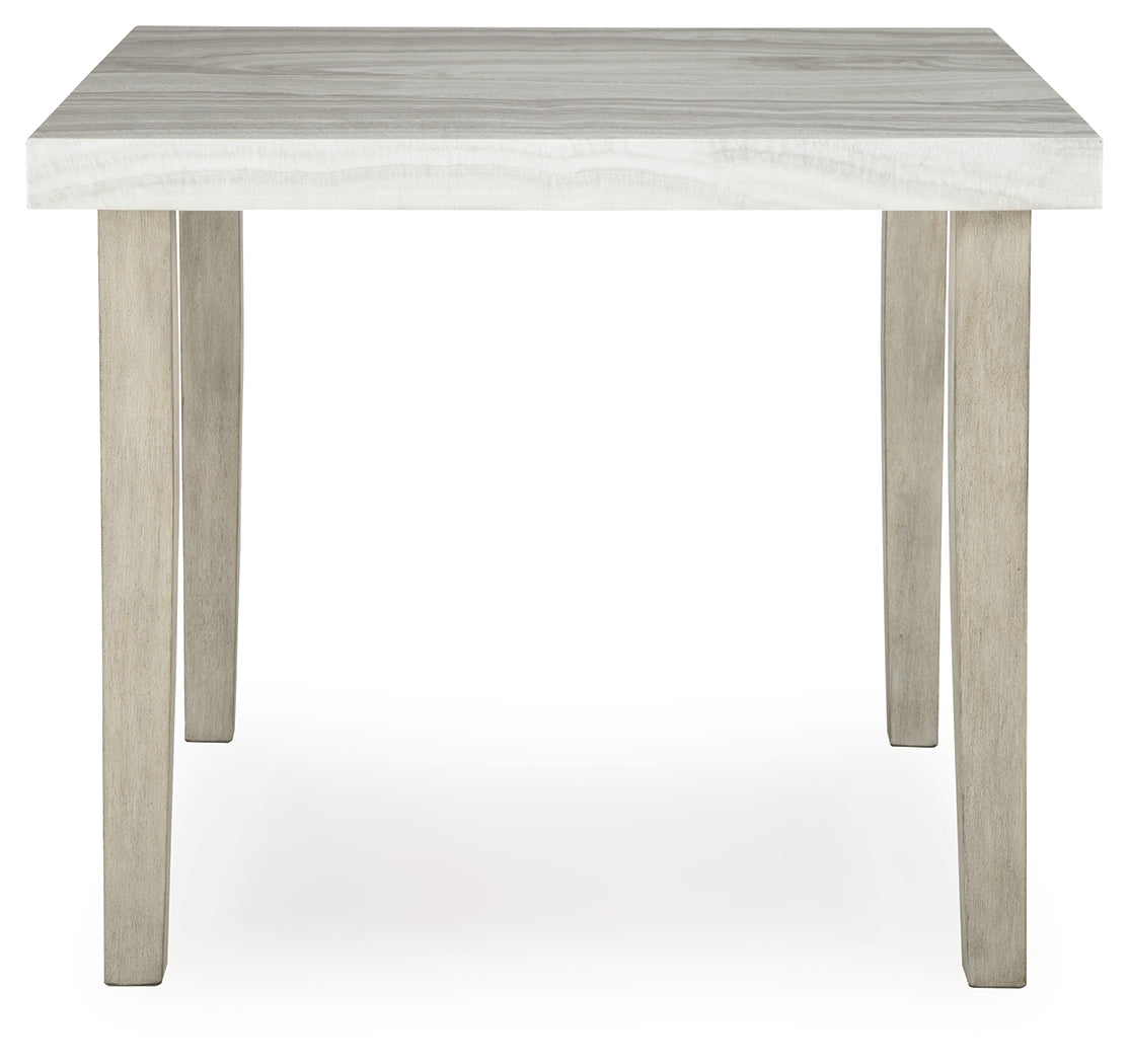 Larawyn Bisque Counter Height Set by Ashley at Eve Furniture