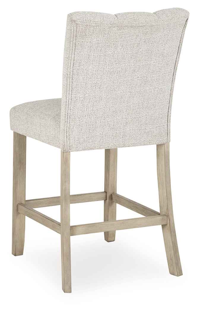 Larawyn Bisque Counter Height Set by Ashley at Eve Furniture