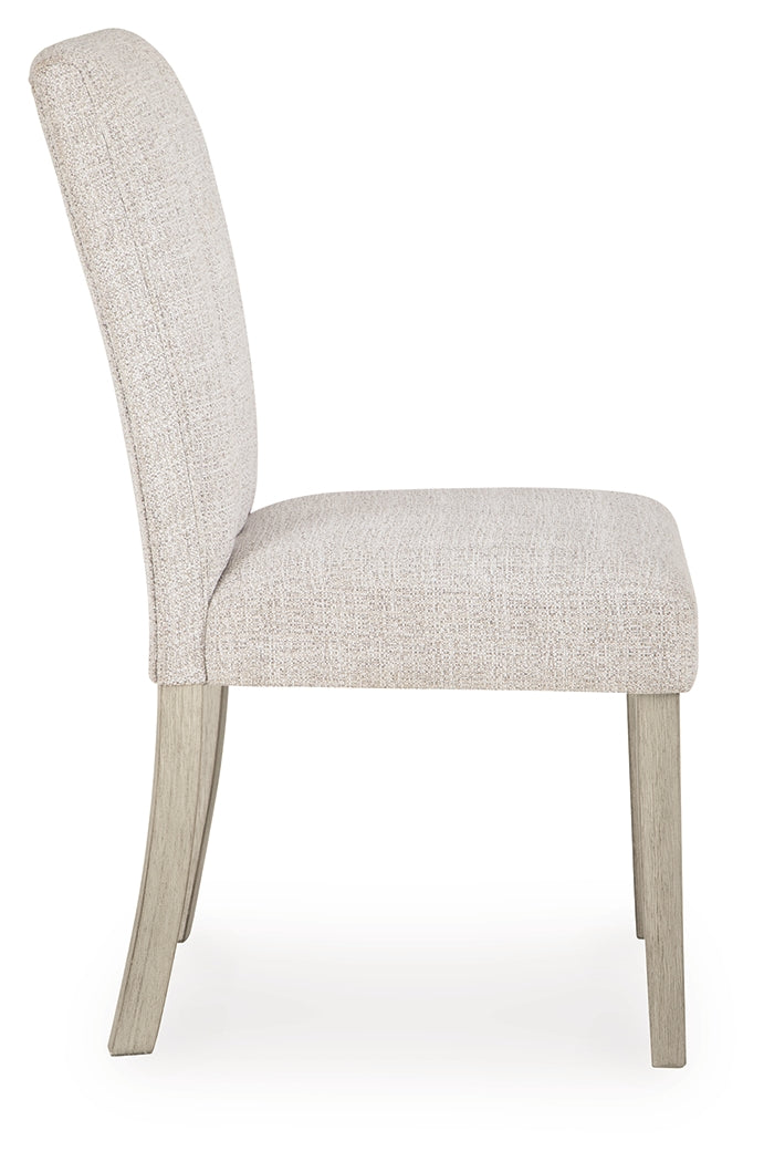 Larawyn Bisque Dining Room Set by Ashley at Eve Furniture