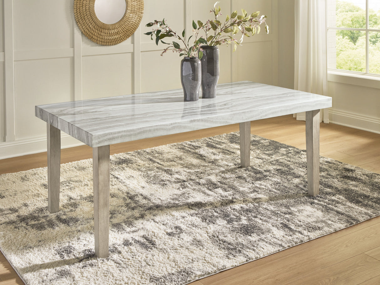 Larawyn Bisque Dining Room Set by Ashley at Eve Furniture