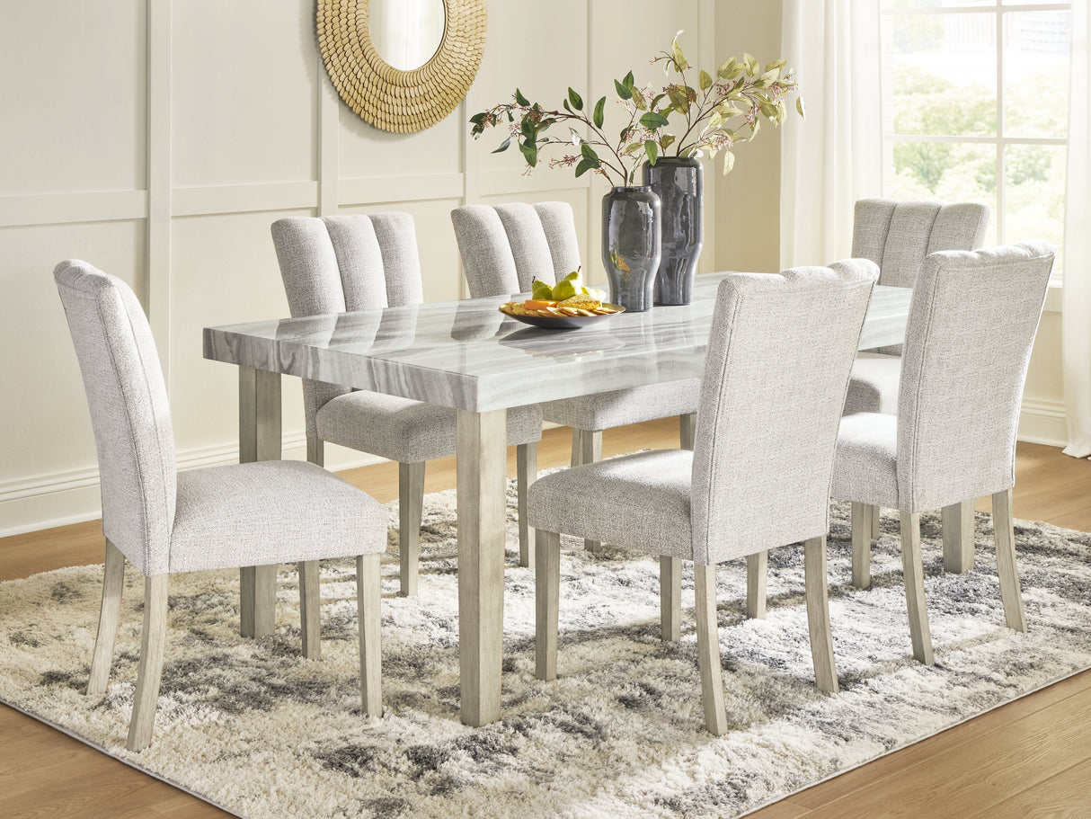 Larawyn Bisque Dining Room Set by Ashley at Eve Furniture