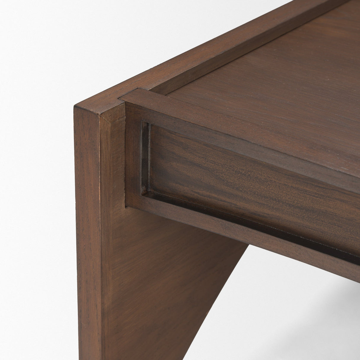 Laraya Medium Brown Wood Coffee Table by Mercana at Eve Furniture