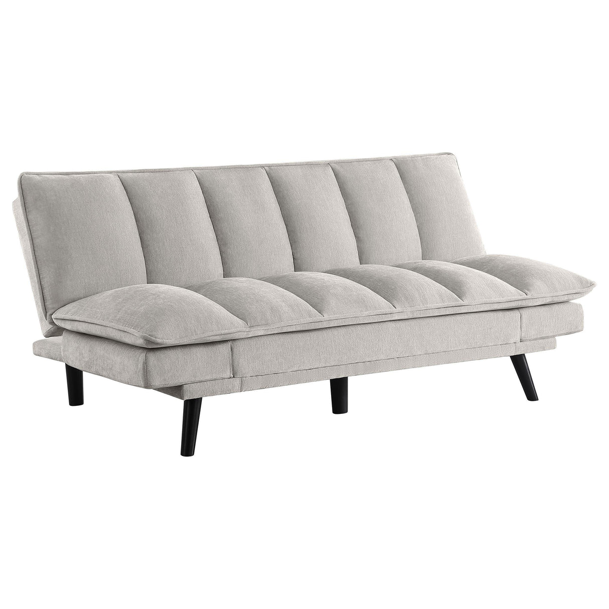 Laredo Upholstered Tufted Convertible Sofa Bed Light Grey by Coaster at Eve Furniture