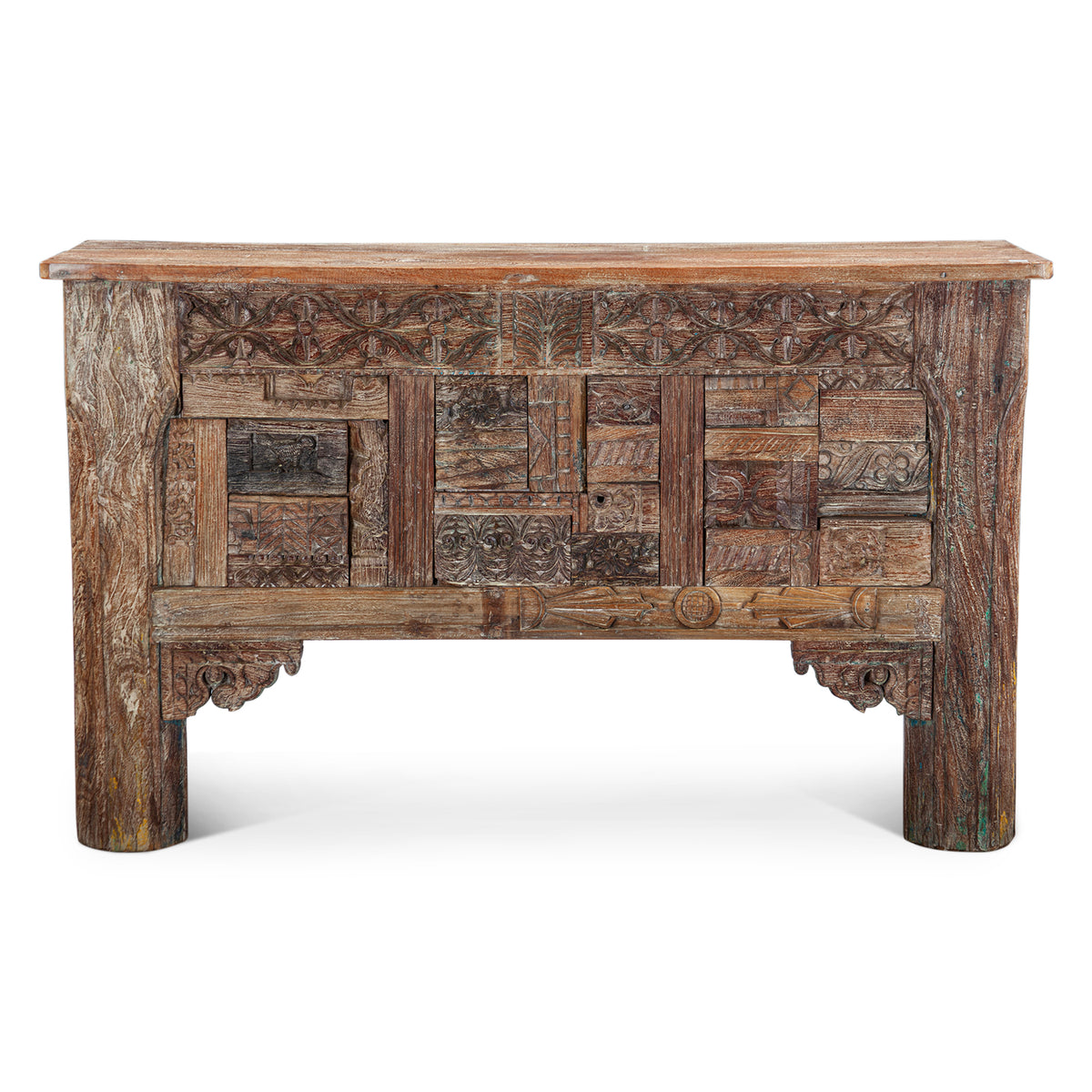 Large Carved Wooden Console Table by Home Trends & Design at Eve Furniture