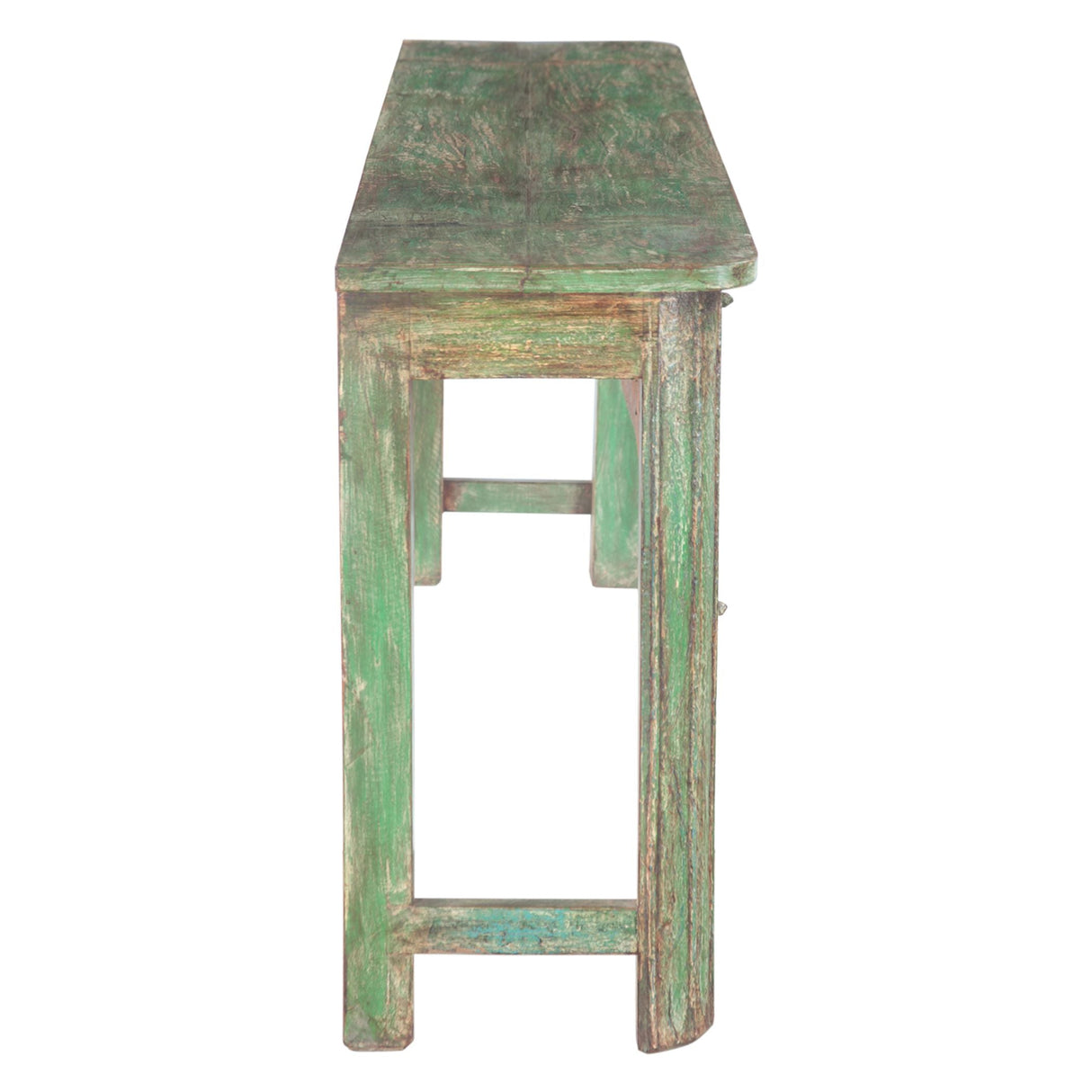 Large Vintage Wood Door Console Table by Home Trends & Design at Eve Furniture