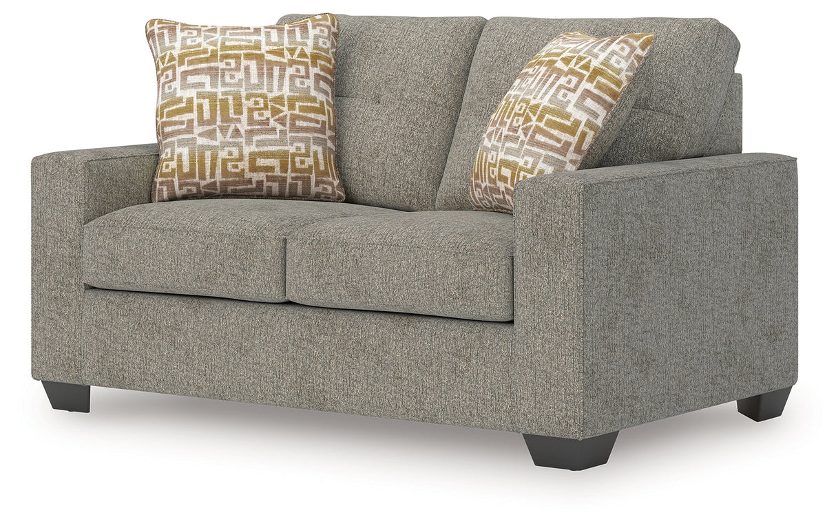 Larimer Iron Loveseat by Ashley at Eve Furniture