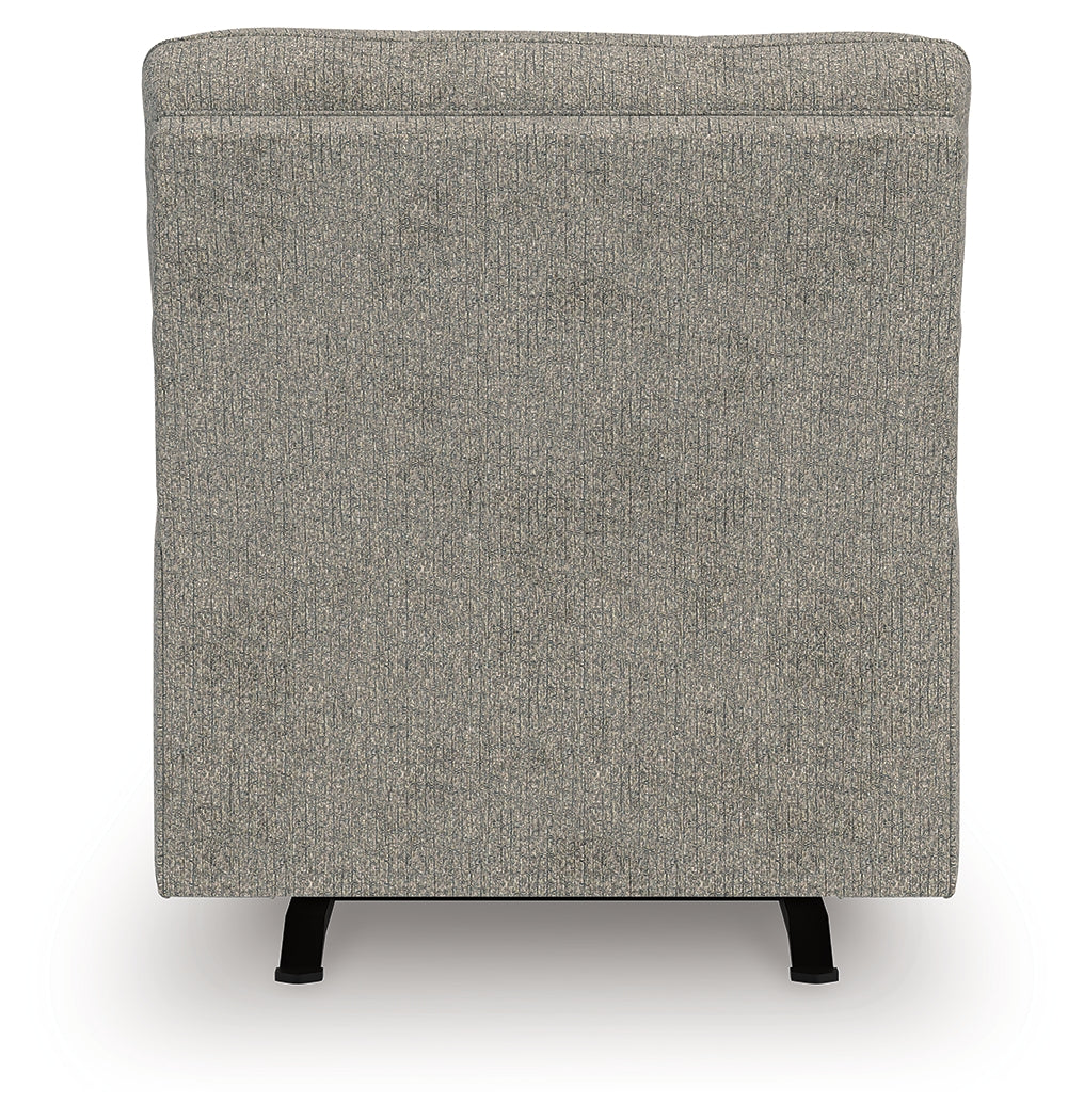 Larimer Iron Manual Recliner by Ashley at Eve Furniture