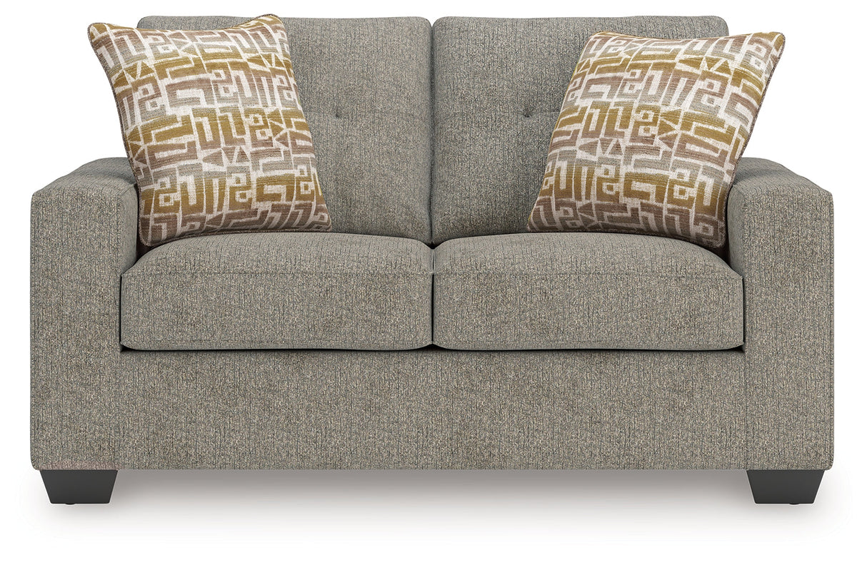 Larimer Iron Sofa and Loveseat by Ashley at Eve Furniture