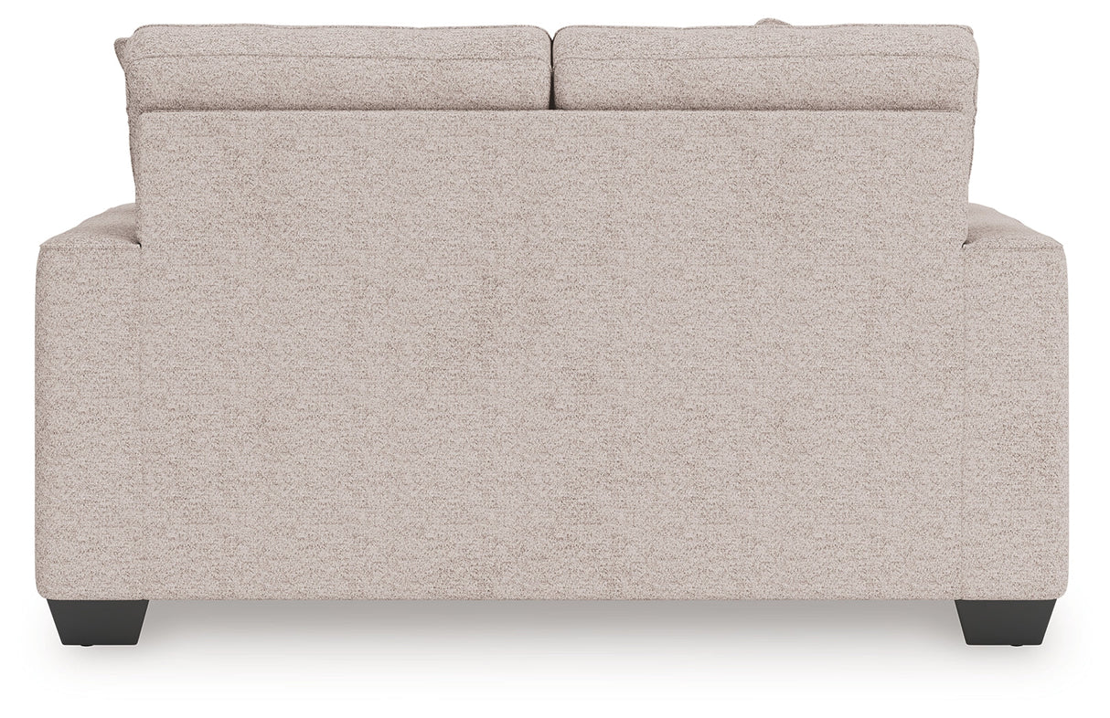 Larimer Stone Loveseat by Ashley at Eve Furniture