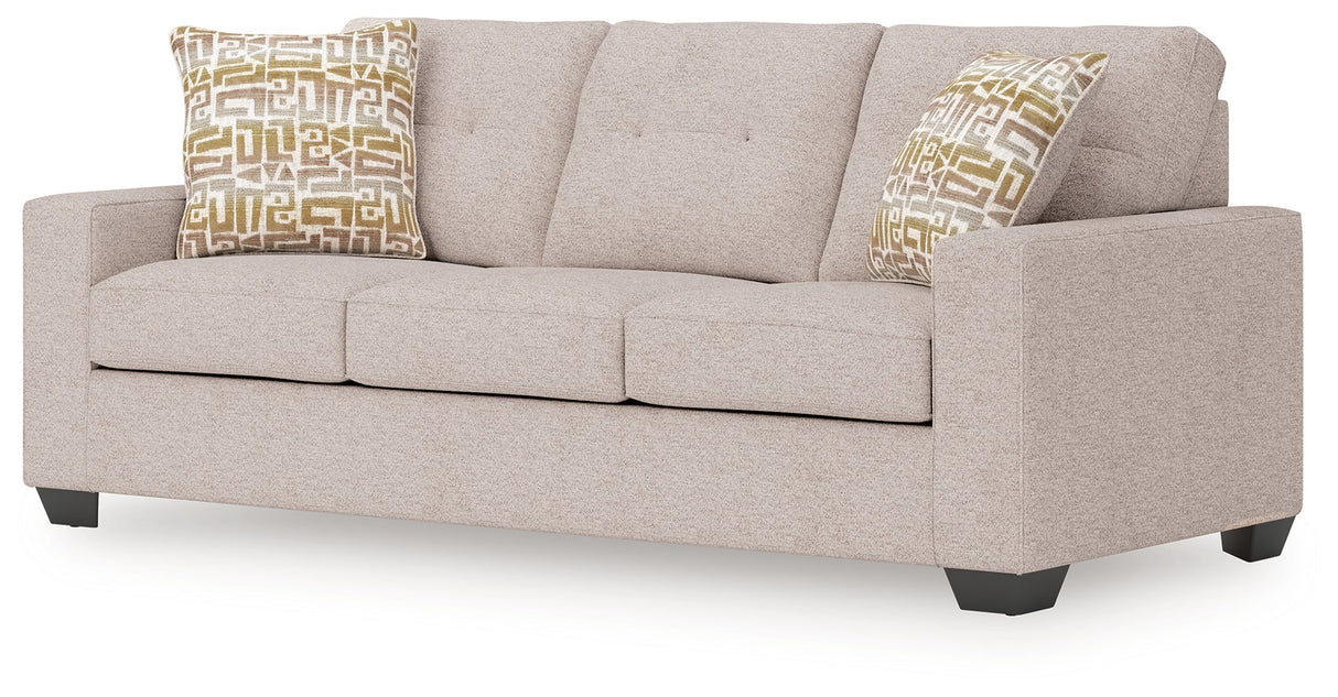 Larimer Stone Queen Sofa Sleeper by Ashley at Eve Furniture