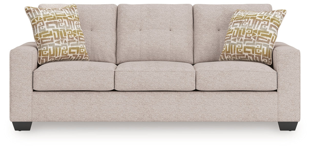 Larimer Stone Queen Sofa Sleeper by Ashley at Eve Furniture