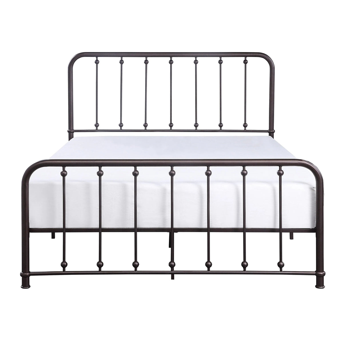Larkspur Antique Bronze Full Metal Platform Bed by Homelegance at Eve Furniture