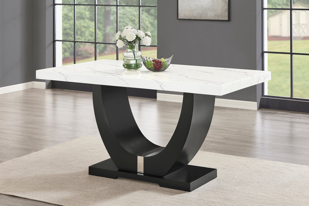 Larry Black 7-Piece Counter Height Set