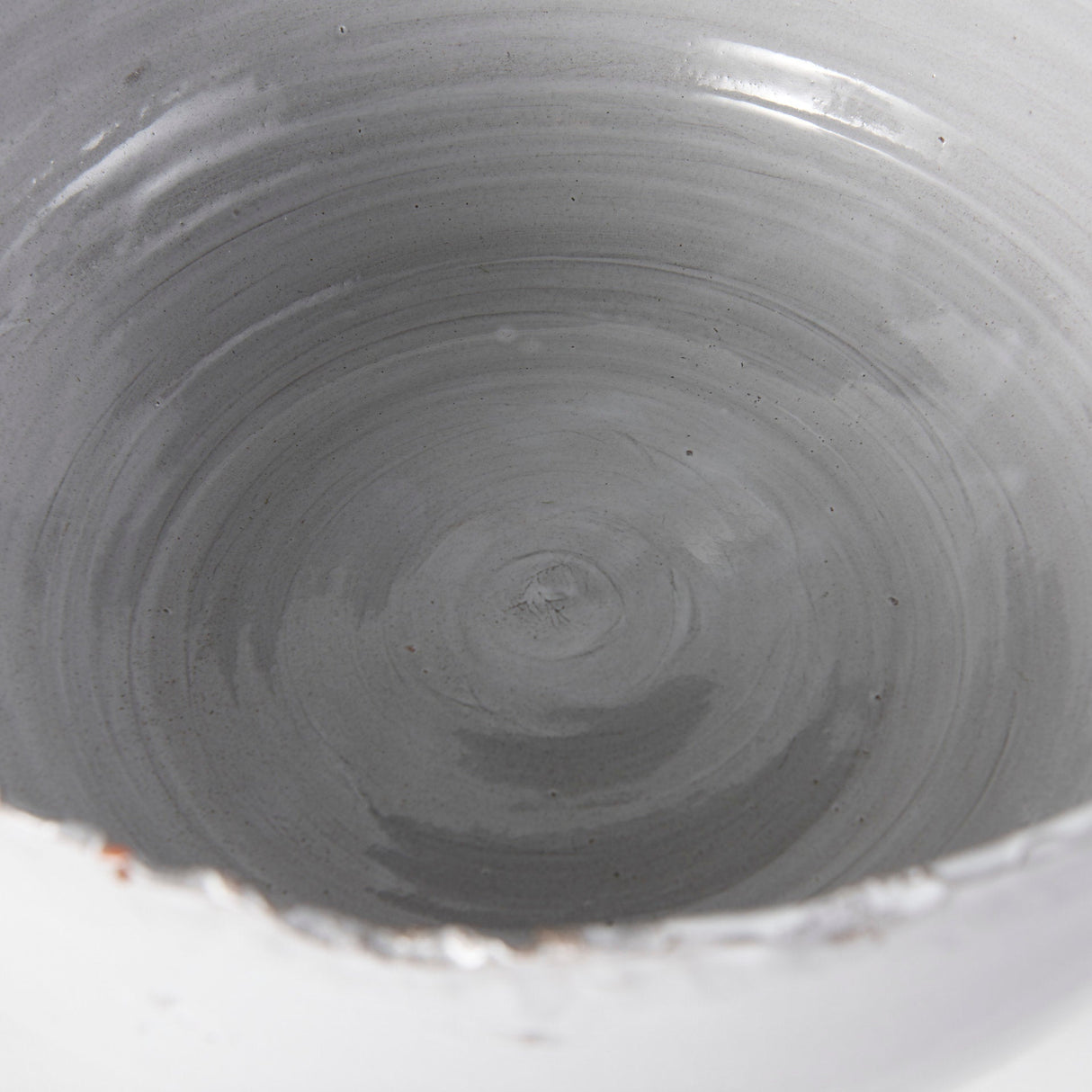 Larsen 13L x 13W White Ceramic Large Decorative Bowl by Mercana at Eve Furniture