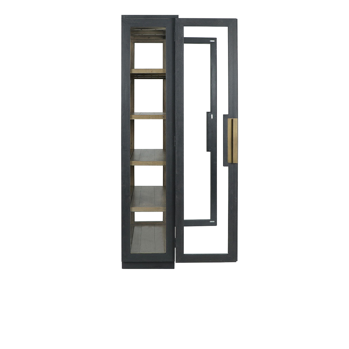 Larson Black Tall Cabinet by Classic Home at Eve Furniture