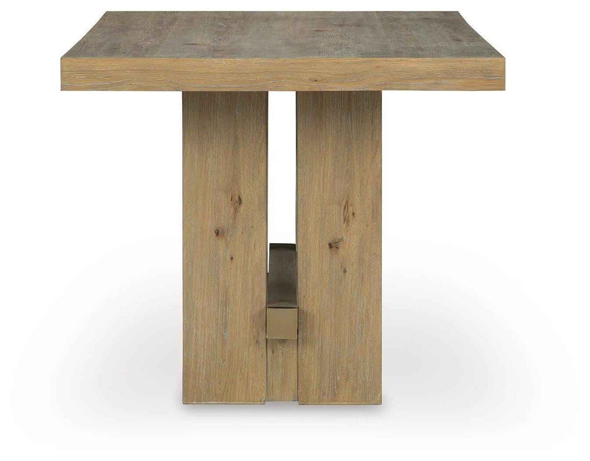 Lasinger Light Brown Counter Height Dining Table