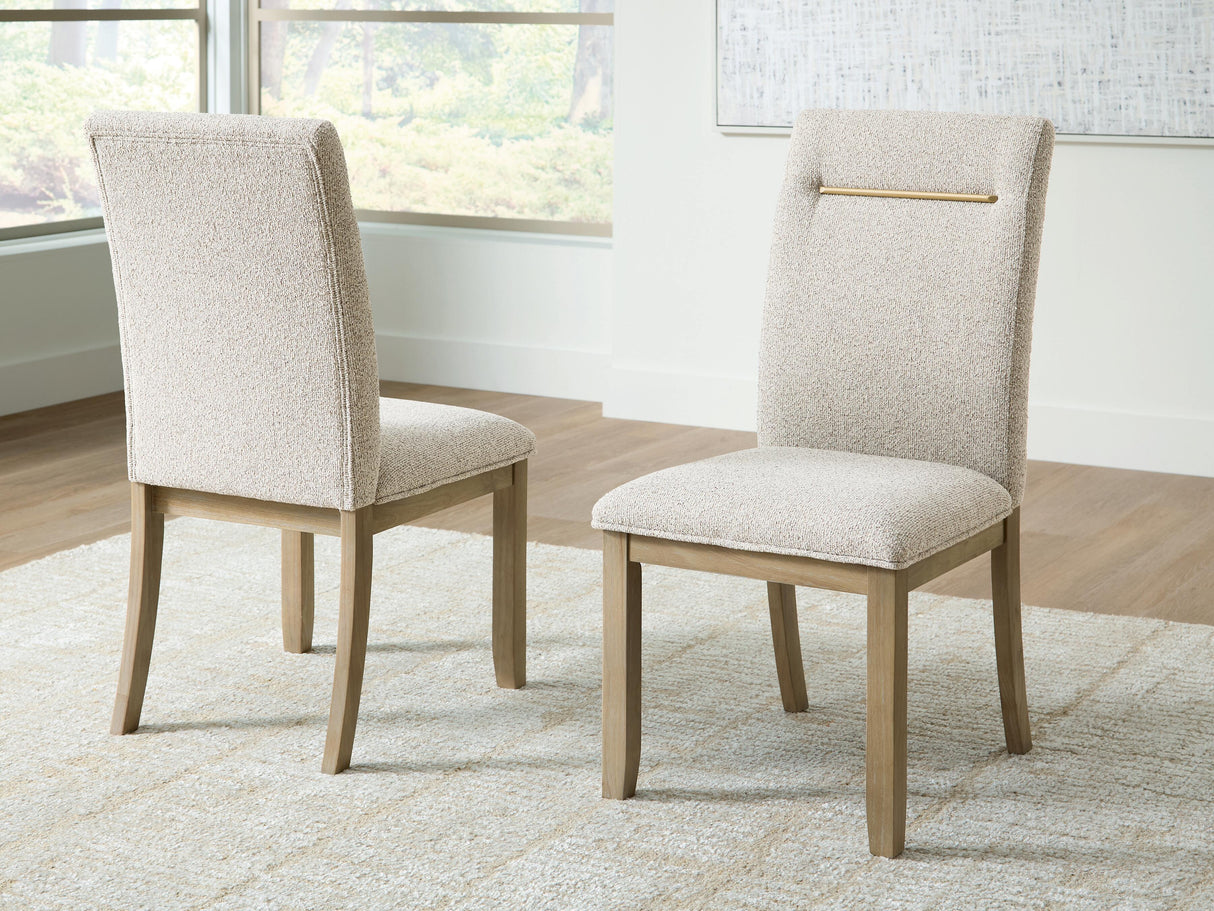 Lasinger Light Brown Extendable Dining Room Set by Ashley at Eve Furniture