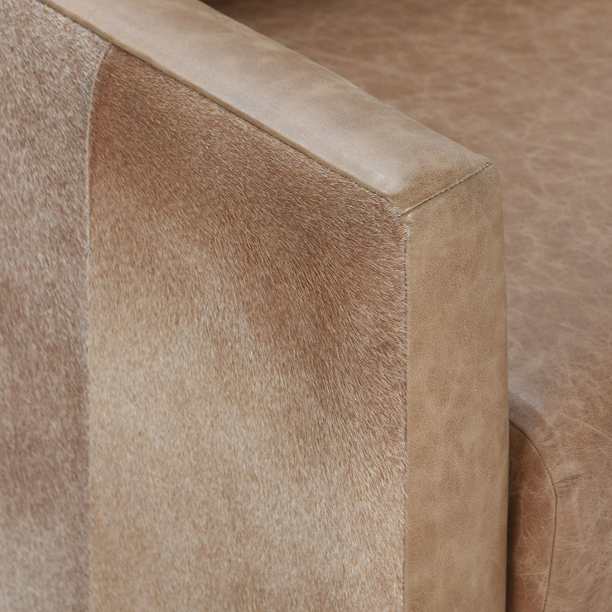 Lathe Chestnut Brown/Blonde Accent Chair by Classic Home at Eve Furniture